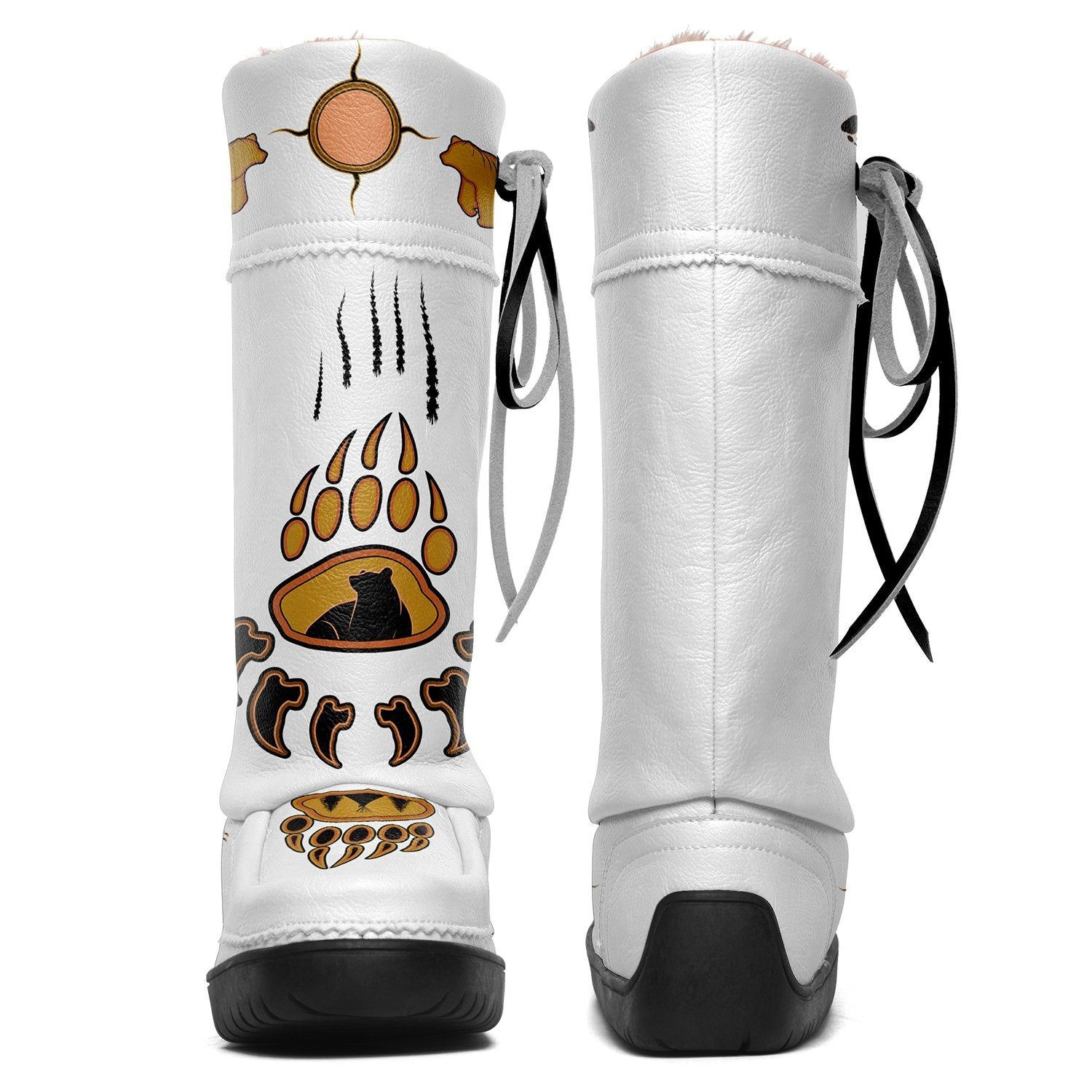 Bear Paw Tan Real Leather MoccaLux 49 Dzine
