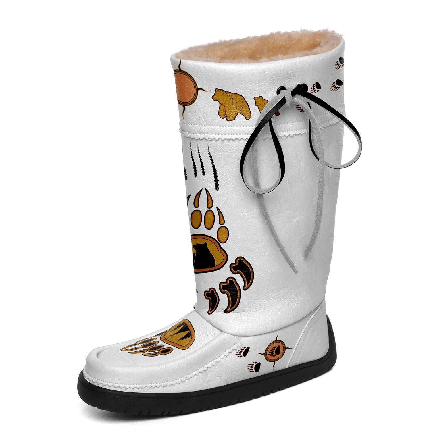Bear Paw Tan Real Leather MoccaLux 49 Dzine