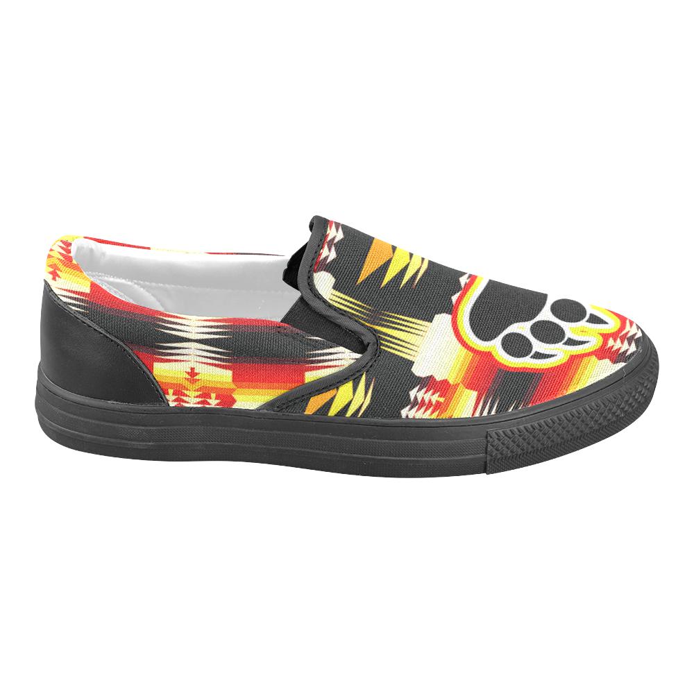 BearPaw Women's Unusual Slip-on Canvas Shoes (Model 019) Women's Unusual Slip-on Canvas Shoes (019) e-joyer