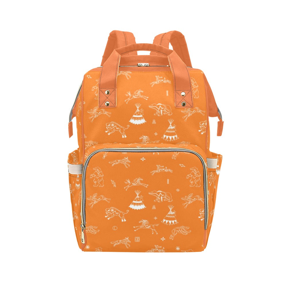 Orange diaper bag Clearance