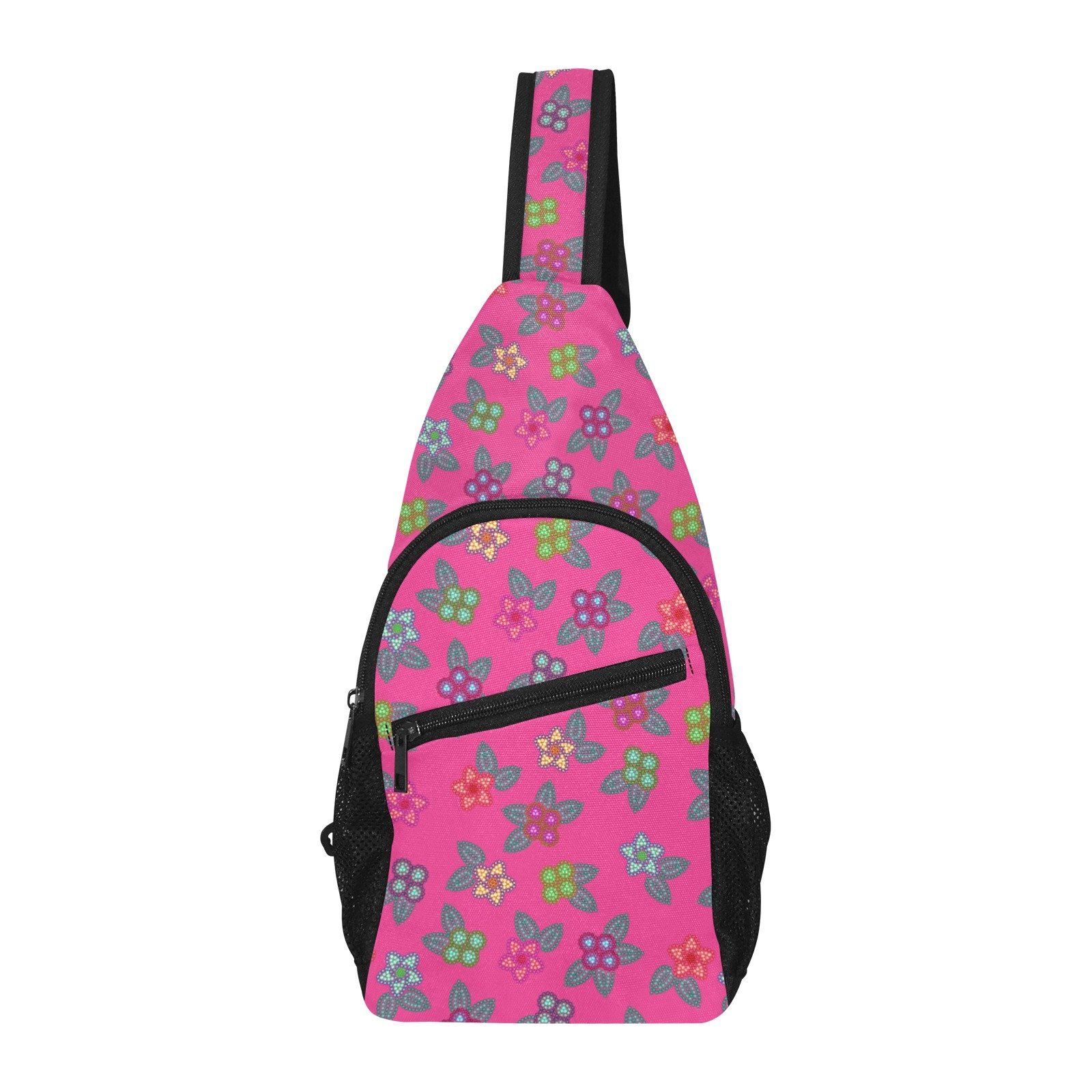 Berry Flowers All Over Print Chest Bag (Model 1719) All Over Print Chest Bag (1719) e-joyer 