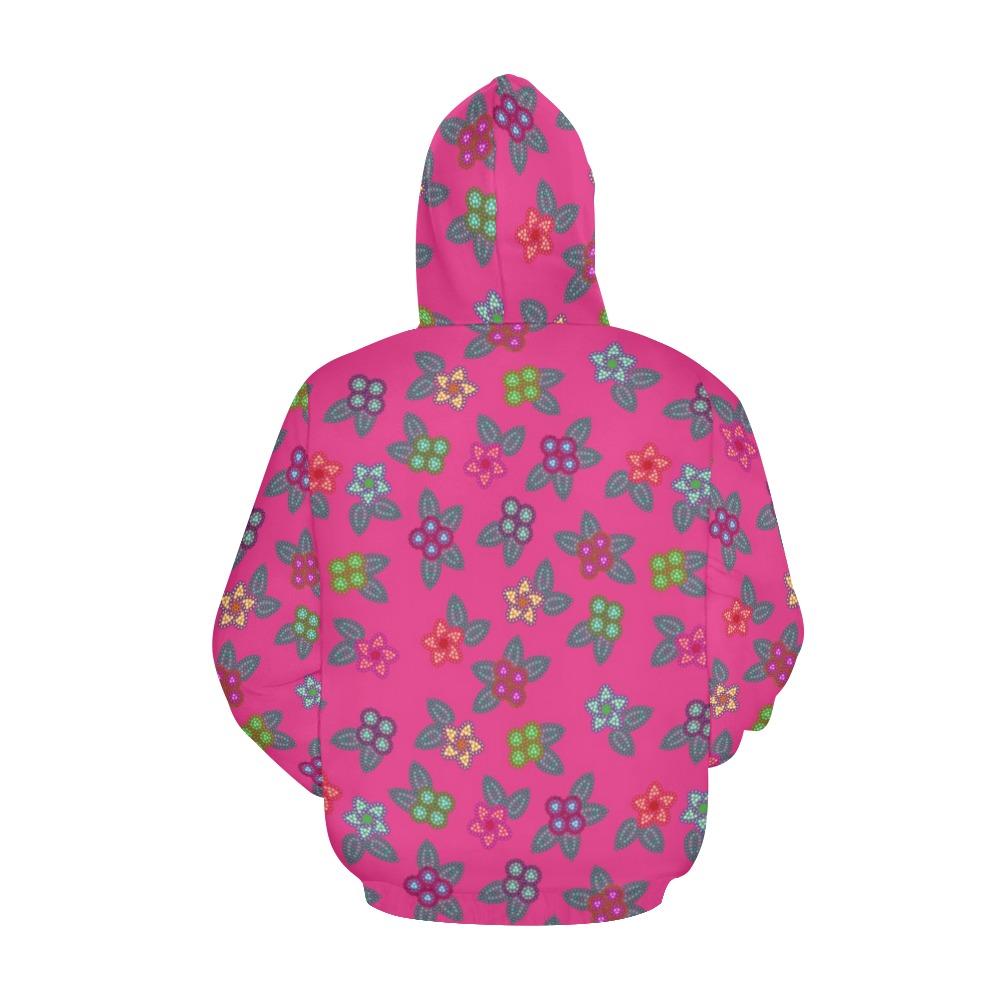 Berry Flowers All Over Print Hoodie for Women (USA Size) (Model H13) All Over Print Hoodie for Women (H13) e-joyer