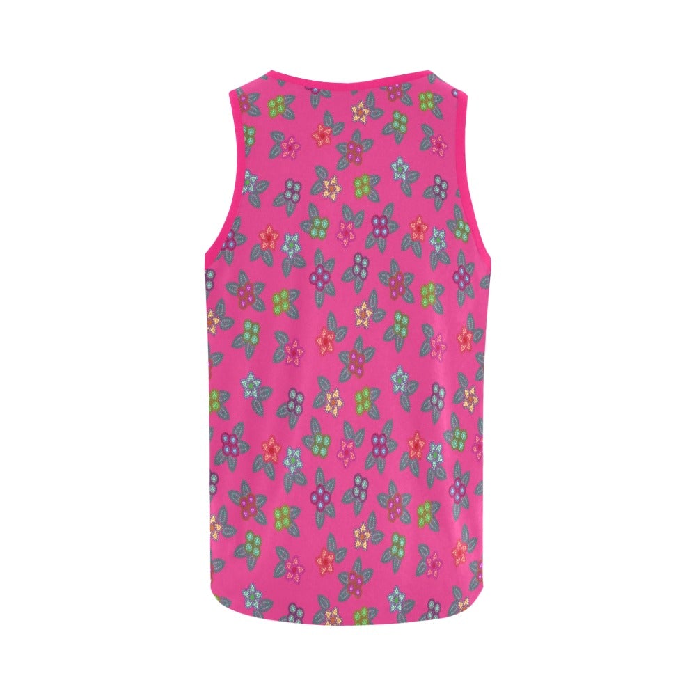 Berry Flowers All Over Print Tank Top for Women (Model T43) All Over Print Tank Top for Women (T43) e-joyer