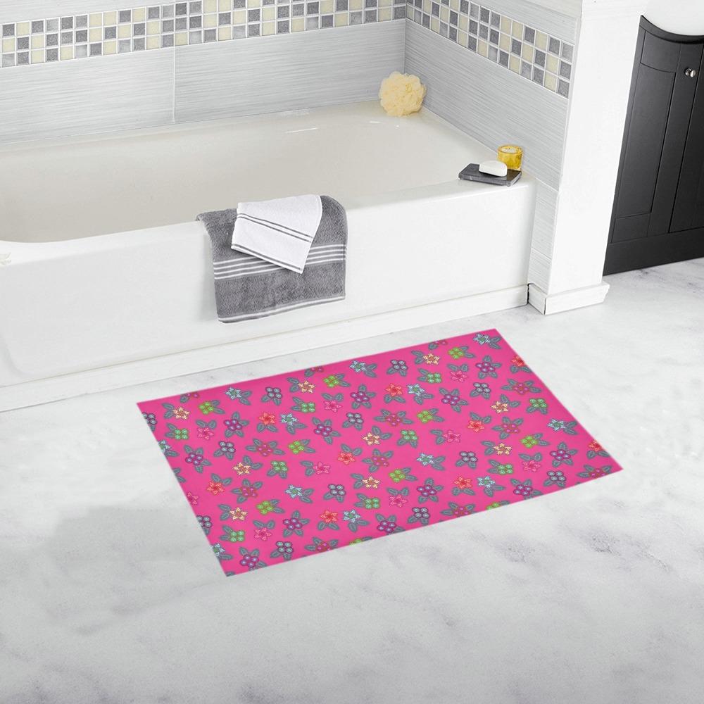 Berry Flowers Bath Rug 16''x 28'' Bath Rug 16''x 28'' e-joyer