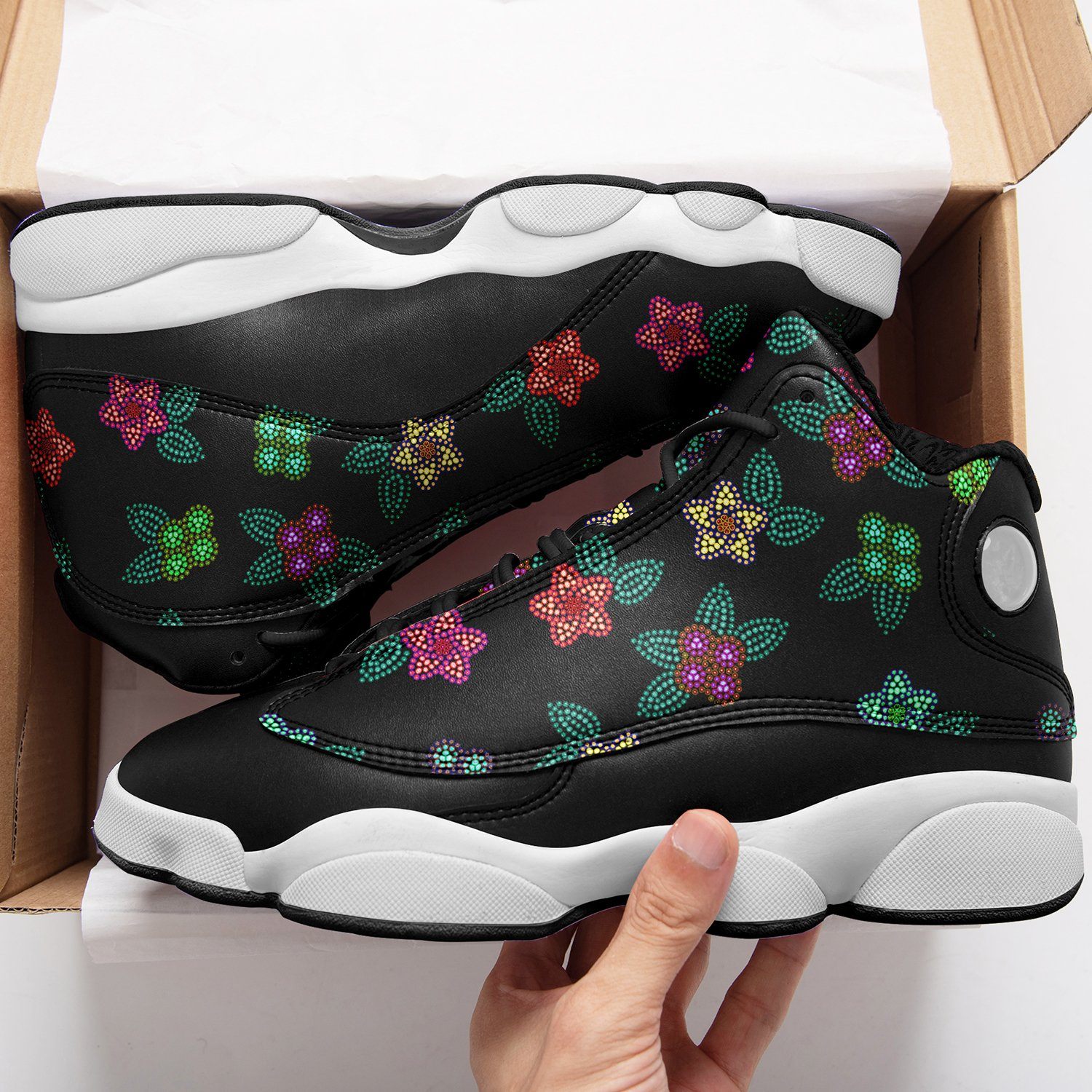 Berry Flowers Black Isstsokini Athletic Shoes Herman