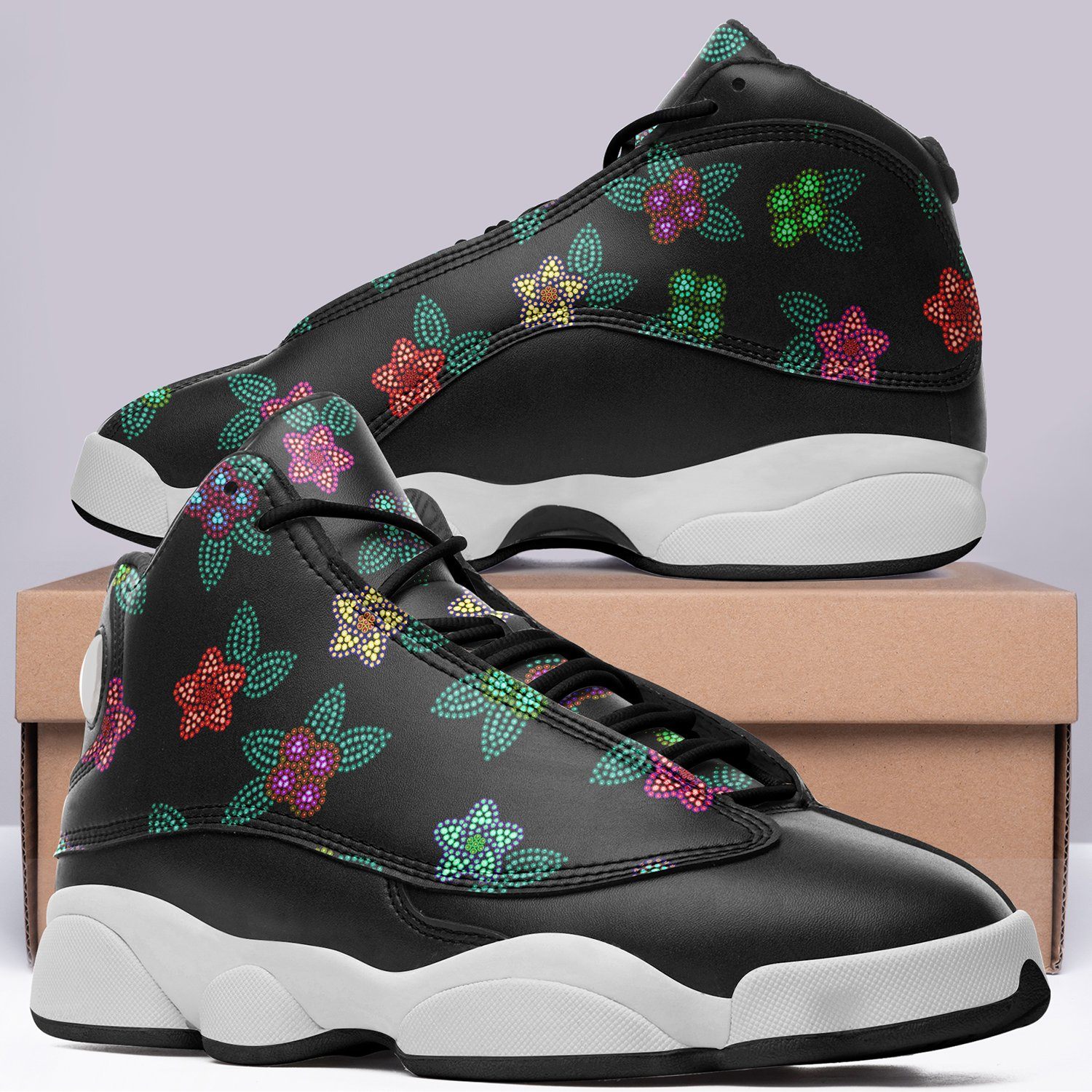 Berry Flowers Black Isstsokini Athletic Shoes Herman