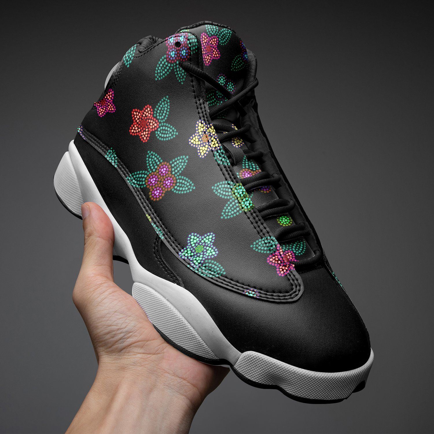 Berry Flowers Black Isstsokini Athletic Shoes Herman
