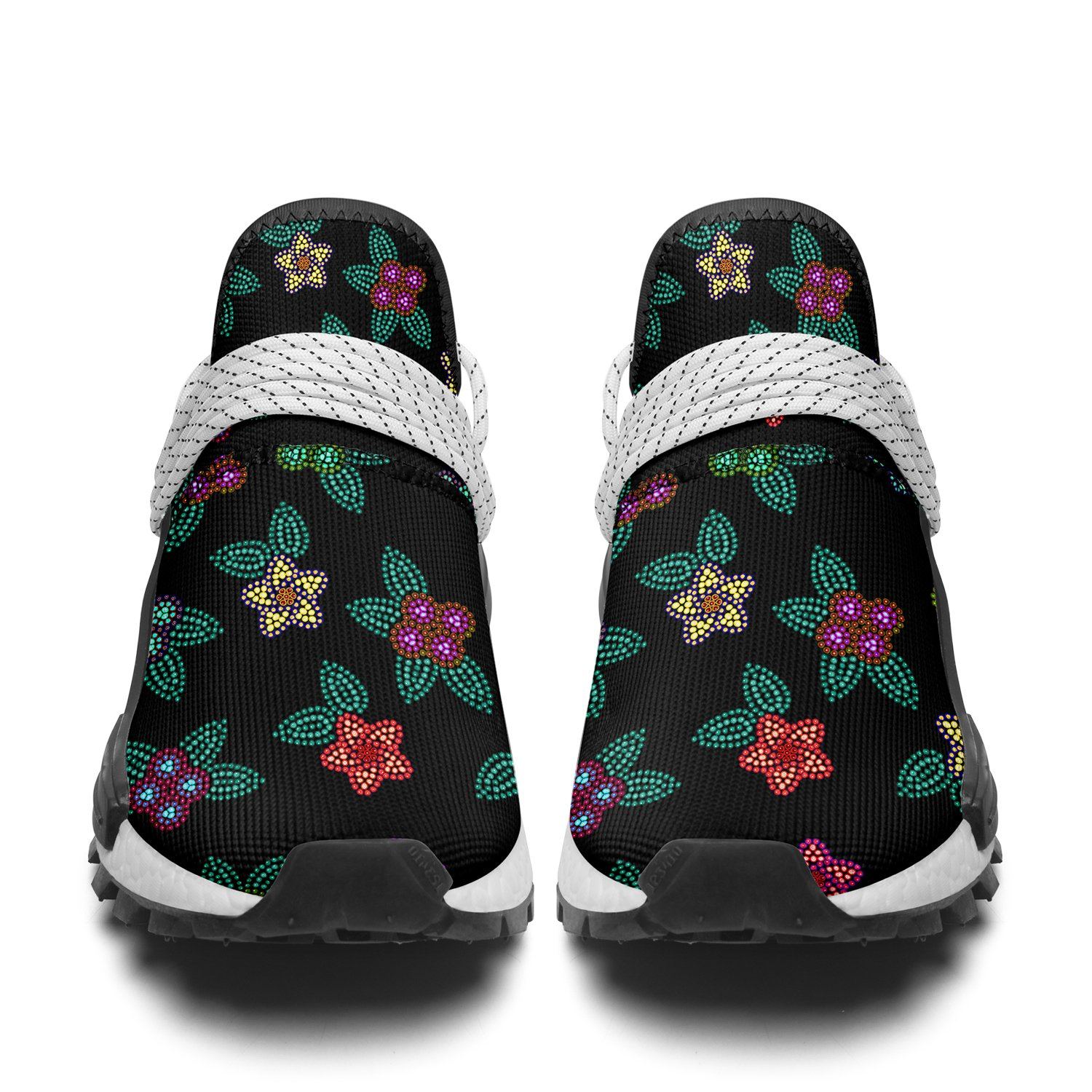 Berry Flowers Black Okaki Sneakers Shoes Herman