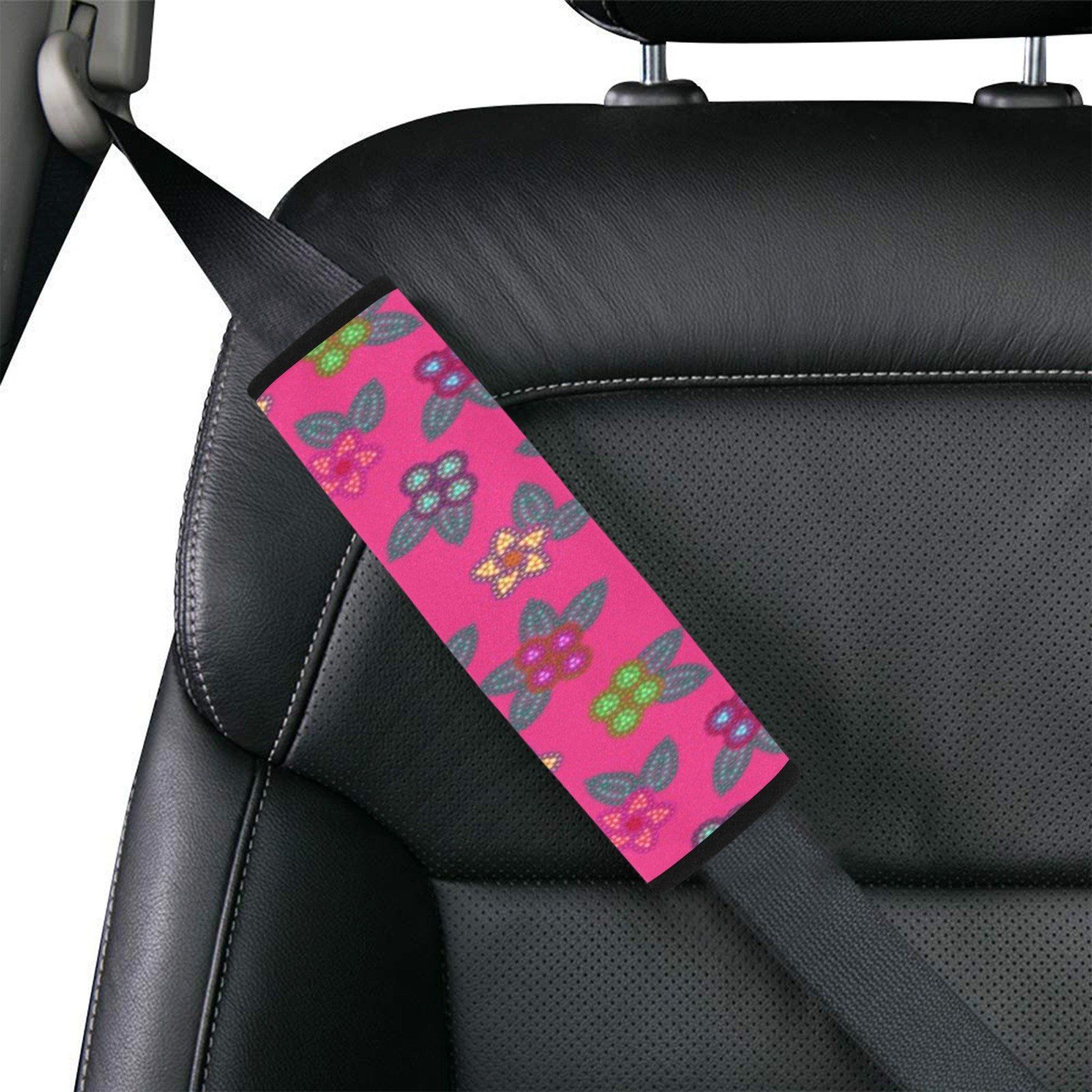 Berry Flowers Car Seat Belt Cover 7''x12.6'' (Pack of 2) Car Seat Belt Cover 7x12.6 (Pack of 2) e-joyer