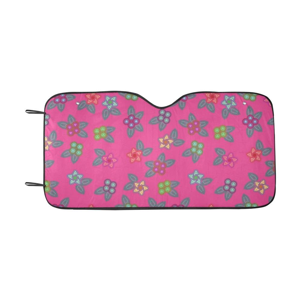Berry Flowers Car Sun Shade 55"x30" Car Sun Shade e-joyer