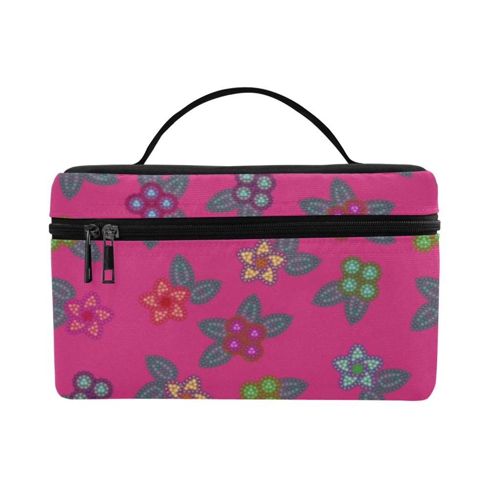Berry Flowers Cosmetic Bag/Large (Model 1658) Cosmetic Bag e-joyer