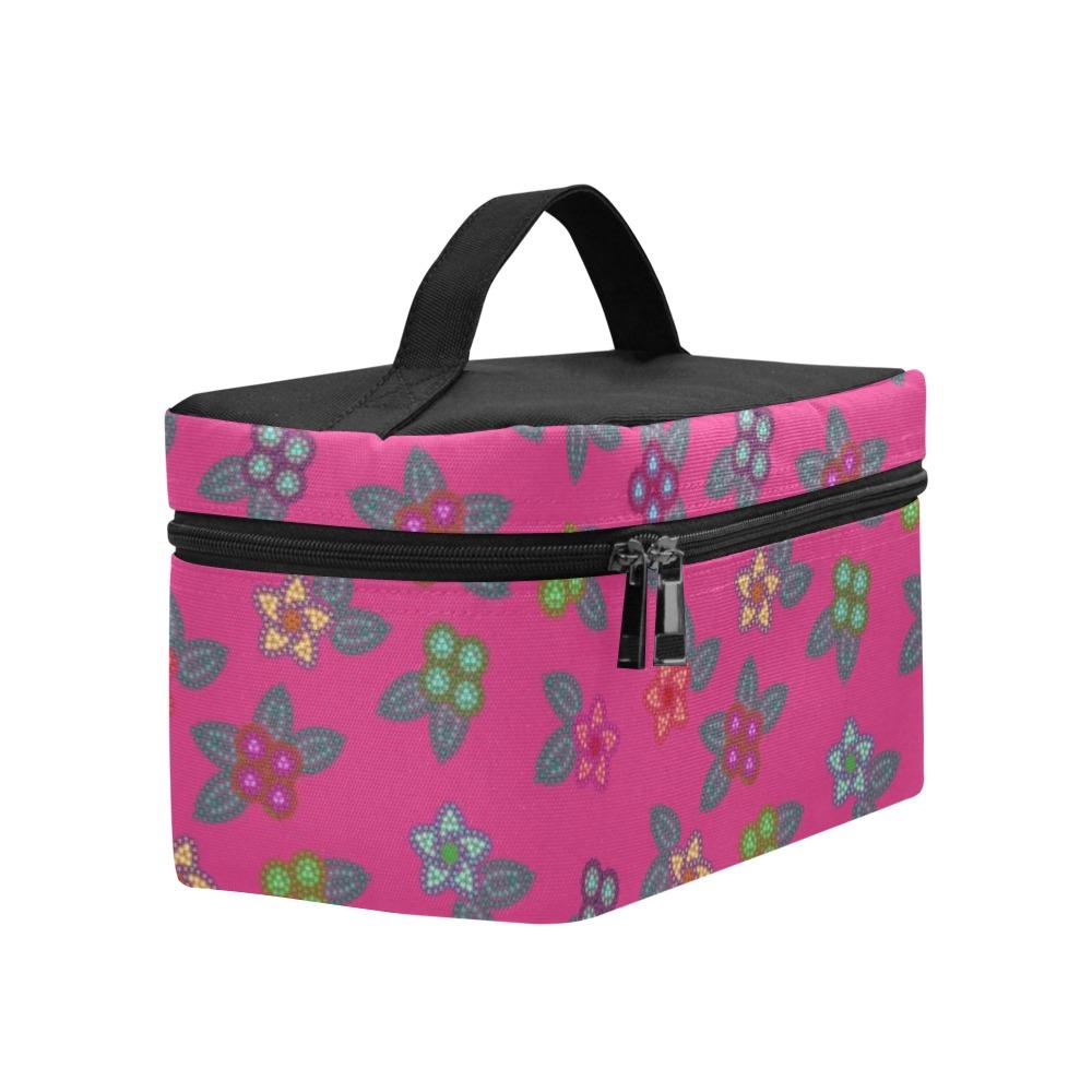 Berry Flowers Cosmetic Bag/Large (Model 1658) Cosmetic Bag e-joyer