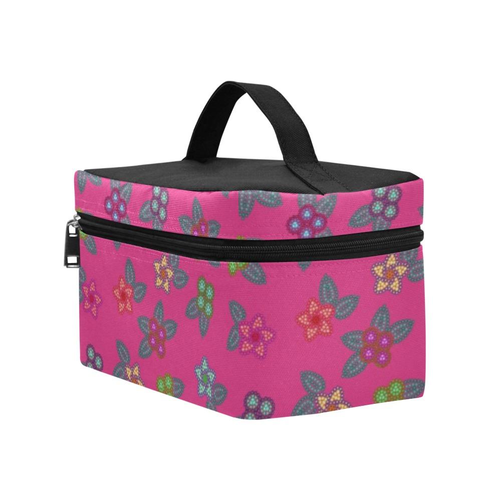 Berry Flowers Cosmetic Bag/Large (Model 1658) Cosmetic Bag e-joyer