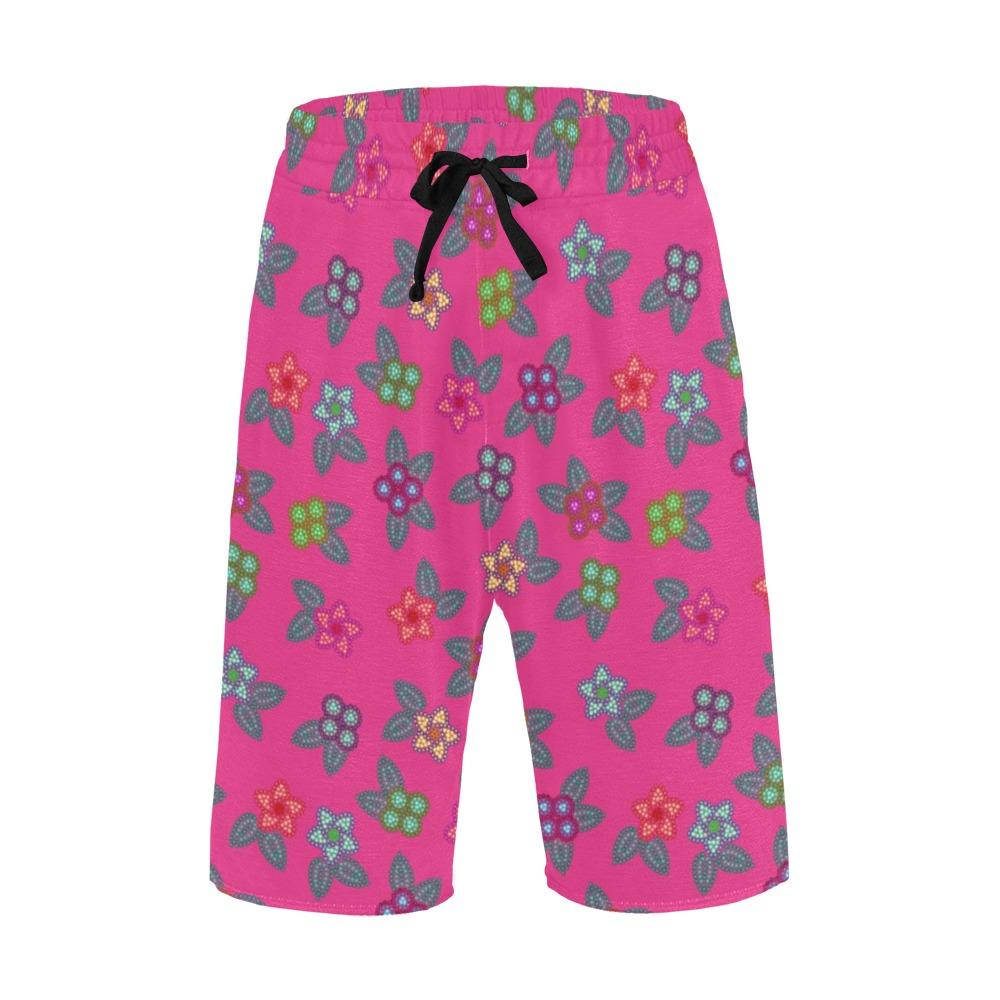 Berry Flowers Men's All Over Print Casual Shorts (Model L23) short e-joyer