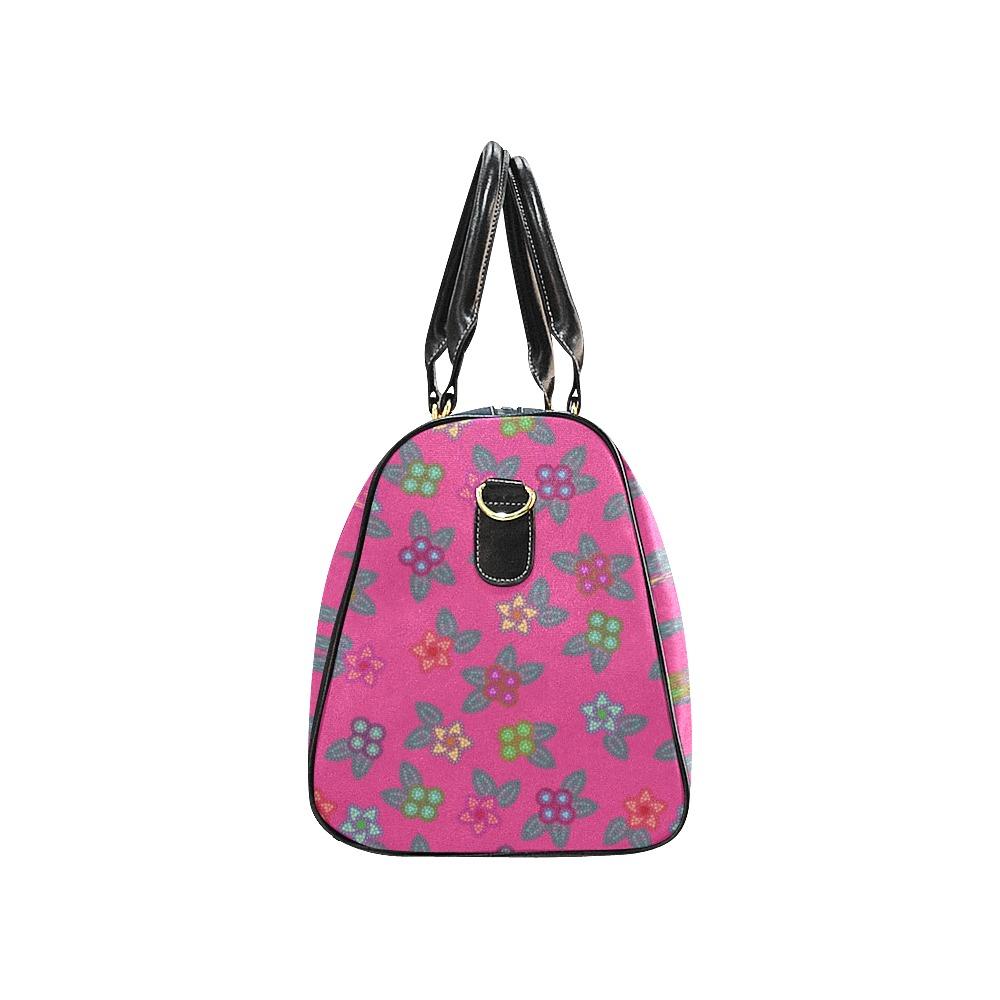 Berry Flowers New Waterproof Travel Bag/Small (Model 1639) bag e-joyer