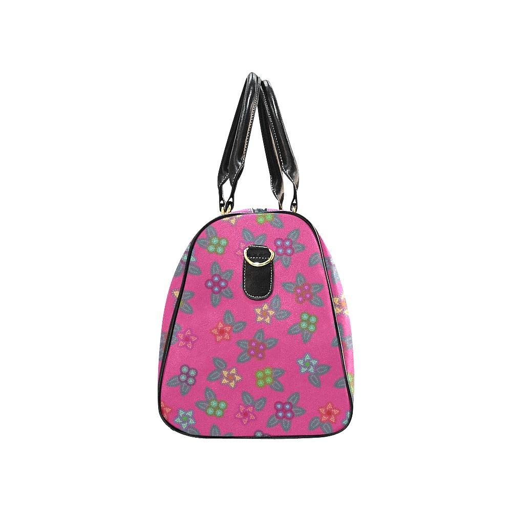 Berry Flowers New Waterproof Travel Bag/Small (Model 1639) bag e-joyer
