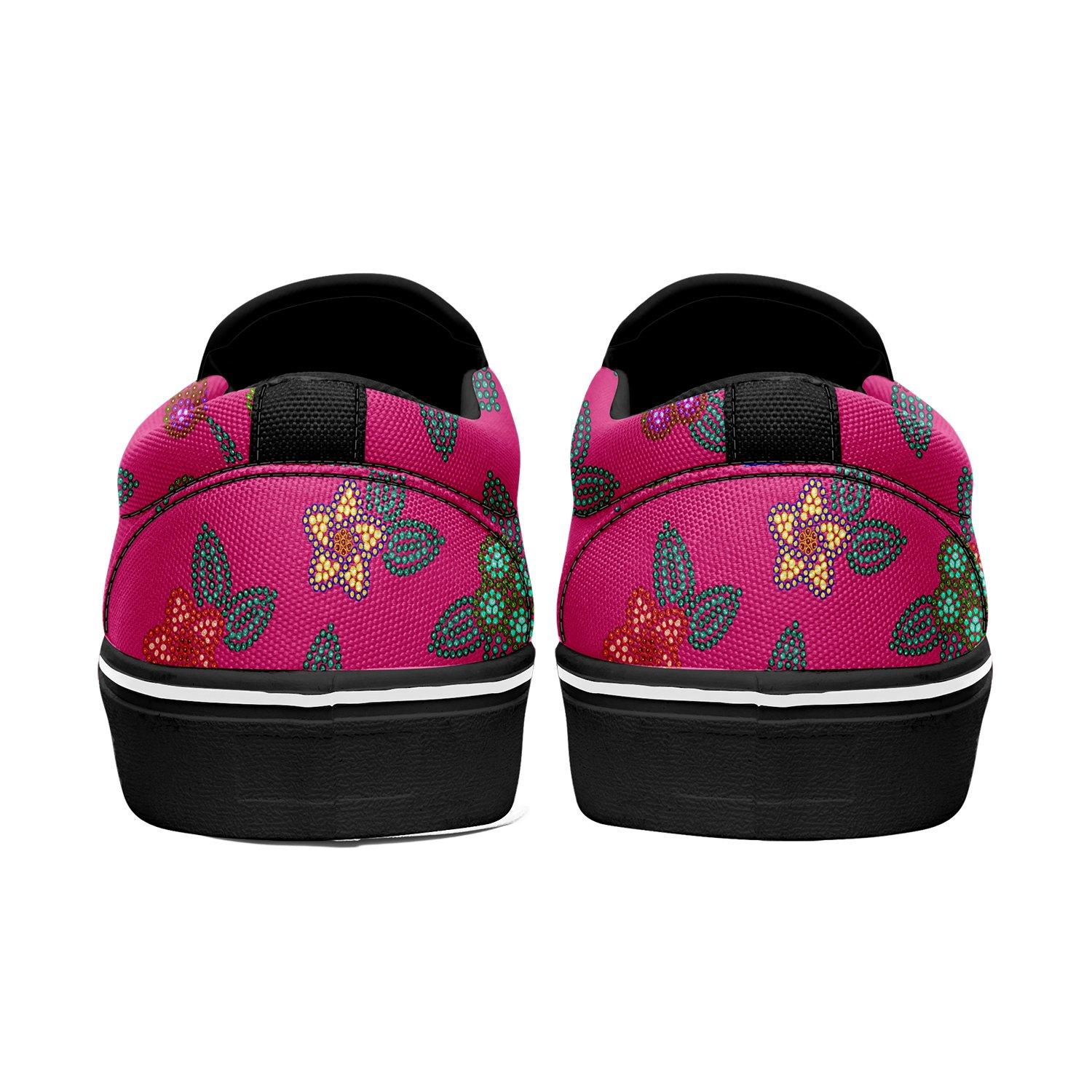 Berry Flowers Otoyimm Canvas Slip On Shoes otoyimm Herman