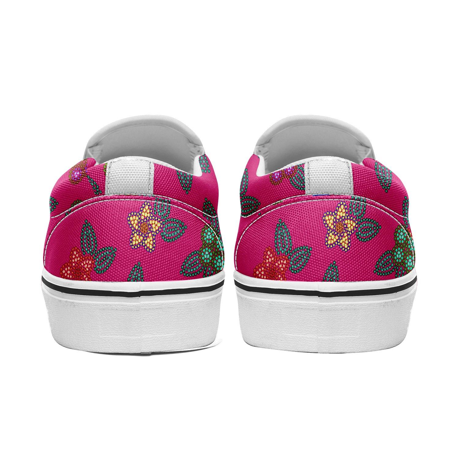 Berry Flowers Otoyimm Kid's Canvas Slip On Shoes otoyimm Herman 
