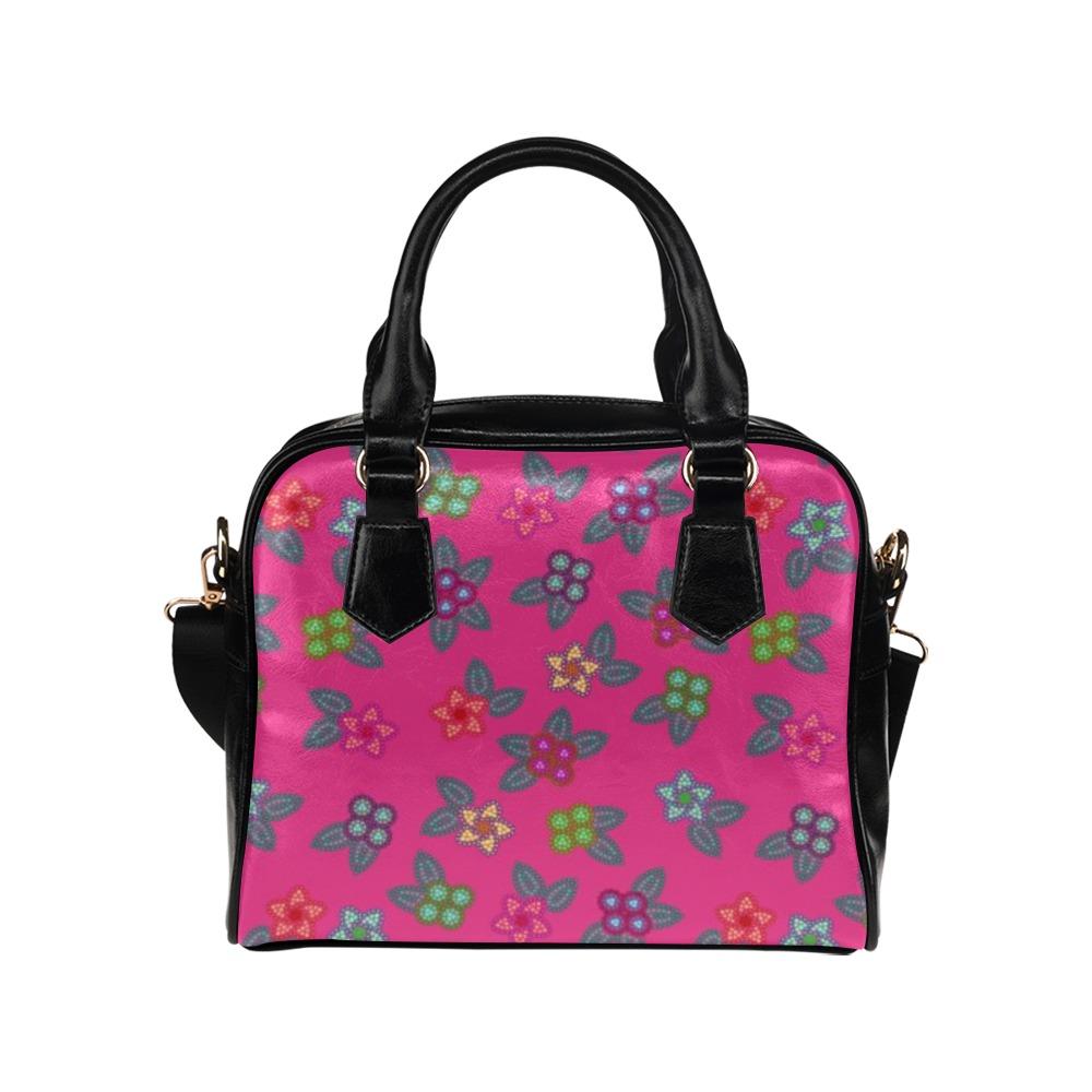 Berry Flowers Shoulder Handbag (Model 1634) Shoulder Handbags (1634) e-joyer