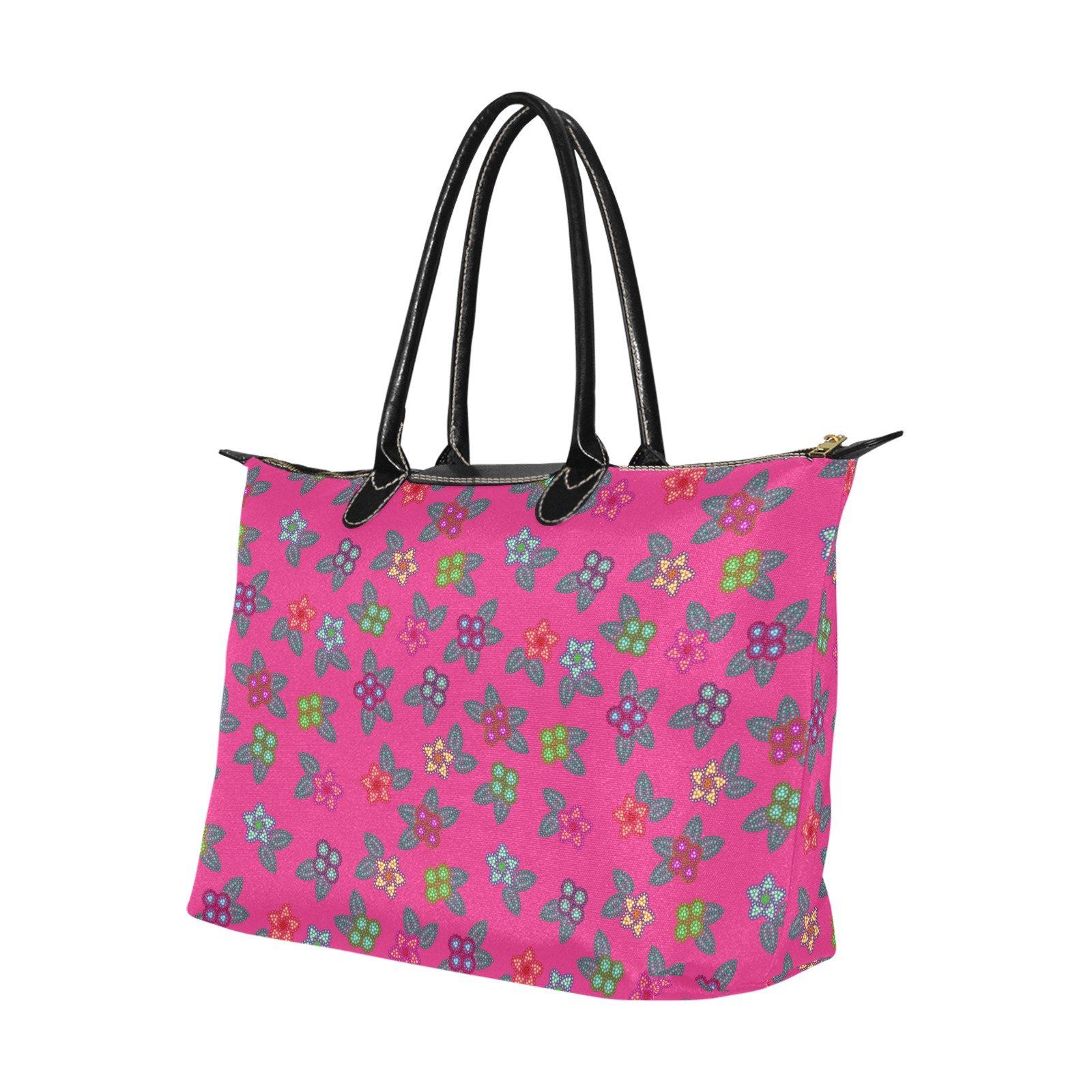 Berry Flowers Single-Shoulder Lady Handbag (Model 1714) bag e-joyer