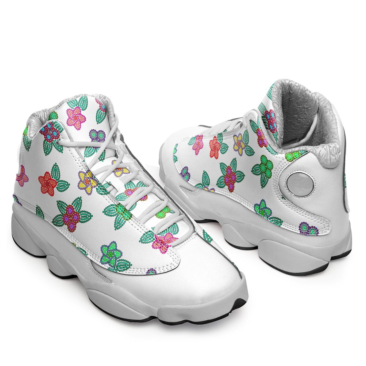 Berry Flowers White Isstsokini Athletic Shoes Herman
