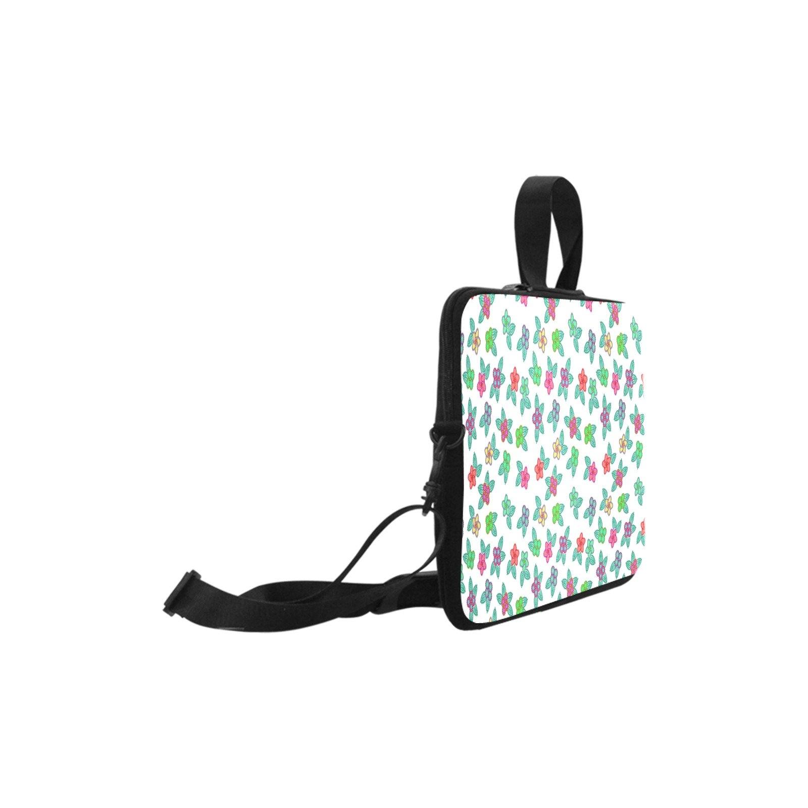 Berry Flowers White Laptop Handbags 13" Laptop Handbags 13" e-joyer