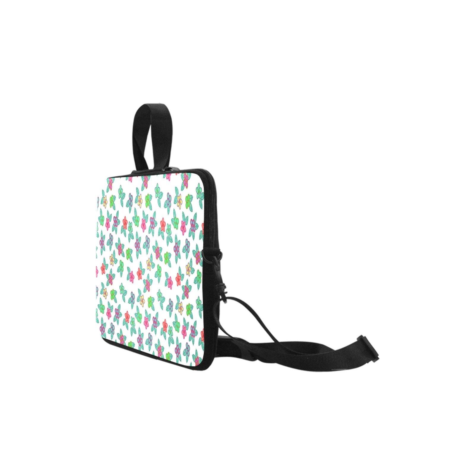 Berry Flowers White Laptop Handbags 13" Laptop Handbags 13" e-joyer