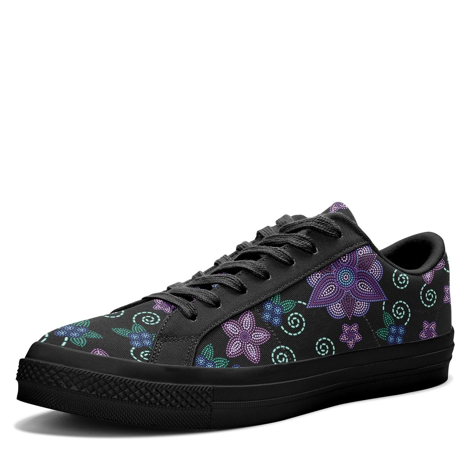 Berry Picking Aapisi Low Top Canvas Shoes Black Sole aapisi Herman