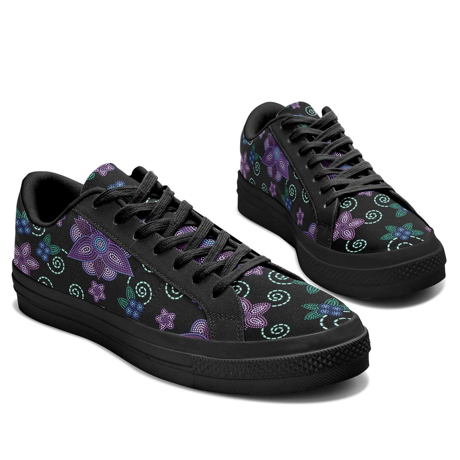 Berry Picking Aapisi Low Top Canvas Shoes Black Sole aapisi Herman