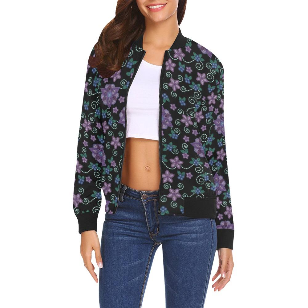 Berry Picking All Over Print Bomber Jacket for Women (Model H19) All Over Print Bomber Jacket for Women (H19) e-joyer
