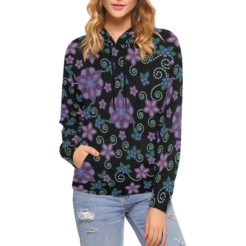 Berry Picking All Over Print Hoodie for Women (USA Size) (Model H13) All Over Print Hoodie for Women (H13) e-joyer