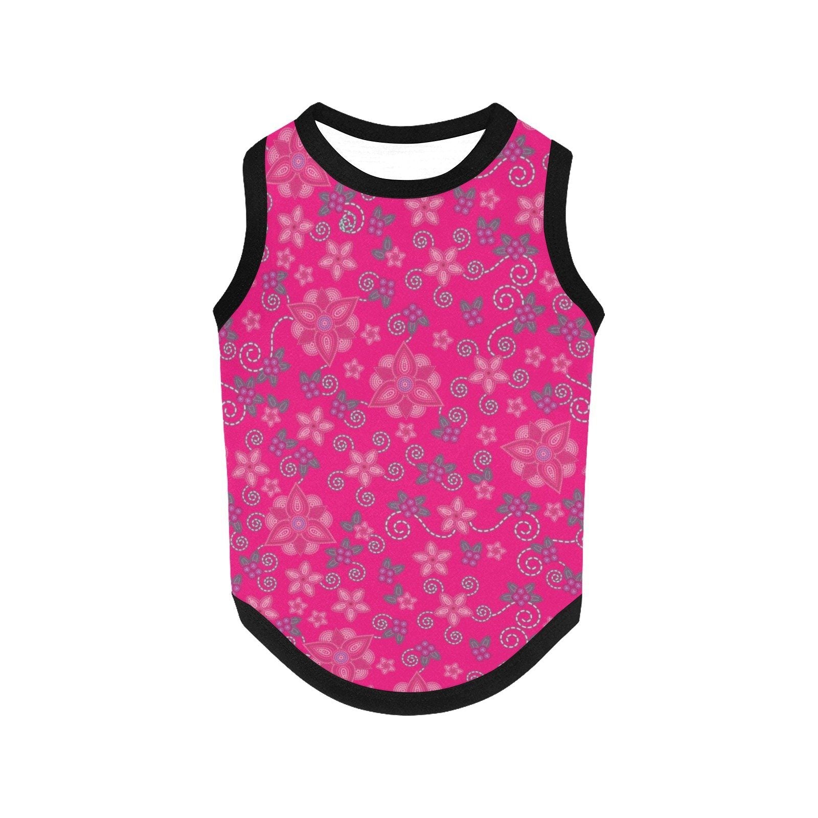 Berry Picking Pink All Over Print Pet Tank Top Pet Tank Top e-joyer