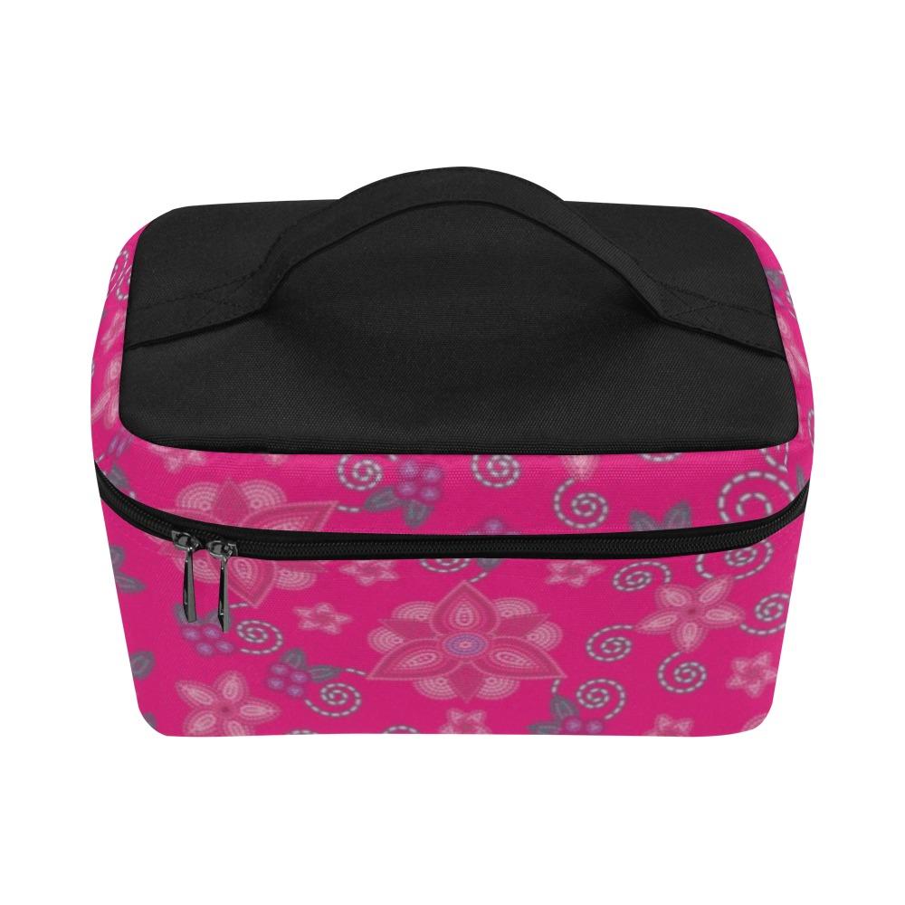 Berry Picking Pink Cosmetic Bag/Large (Model 1658) Cosmetic Bag e-joyer