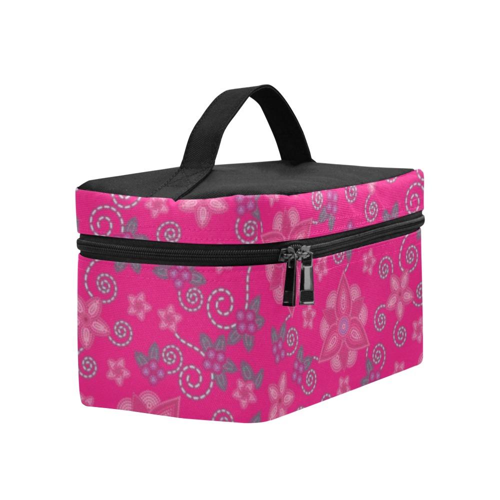 Berry Picking Pink Cosmetic Bag/Large (Model 1658) Cosmetic Bag e-joyer