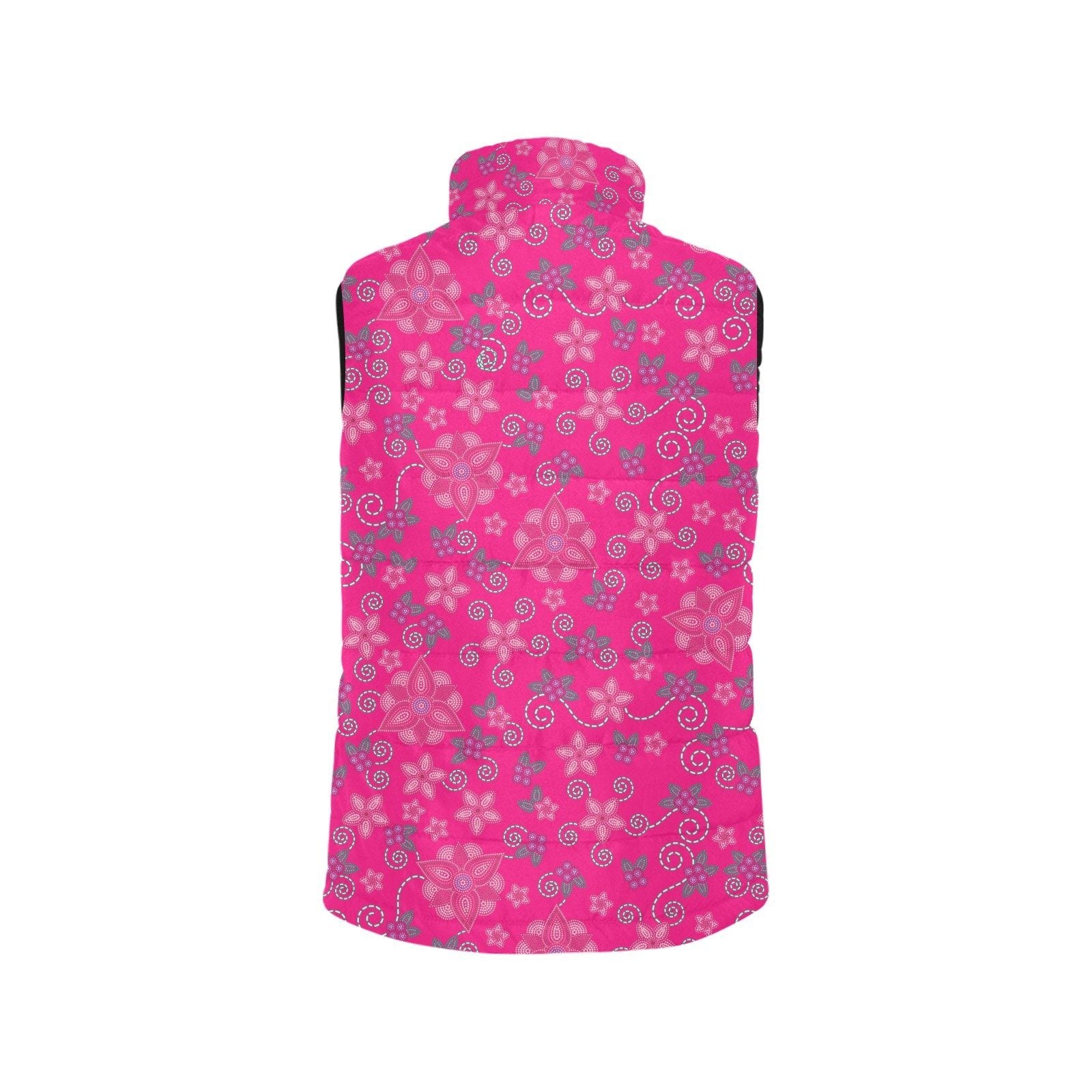 Berry Picking Pink Men's Padded Vest Jacket (Model H44) Men's Padded Vest Jacket (H44) e-joyer