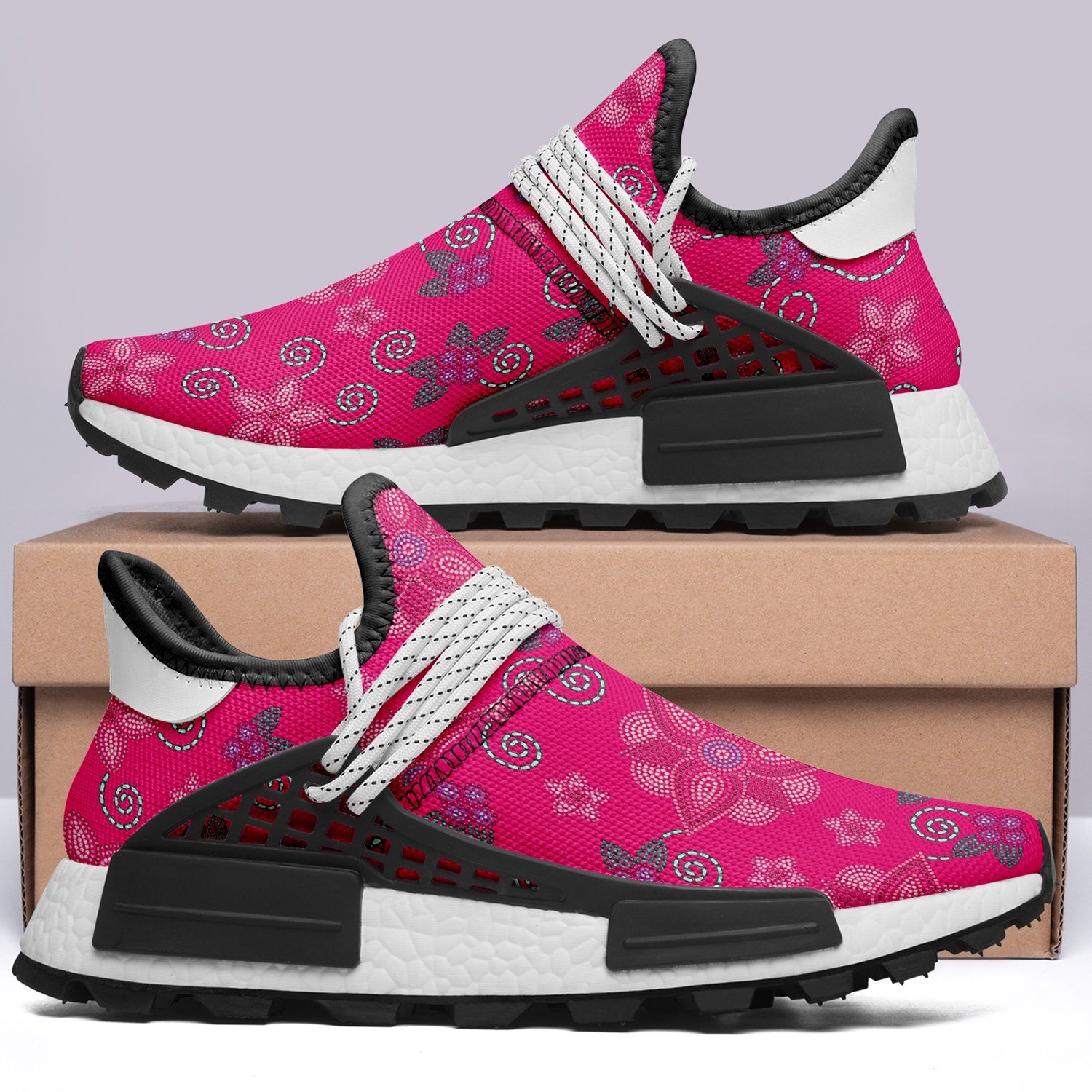 Berry Picking Pink Okaki Sneakers Shoes Herman