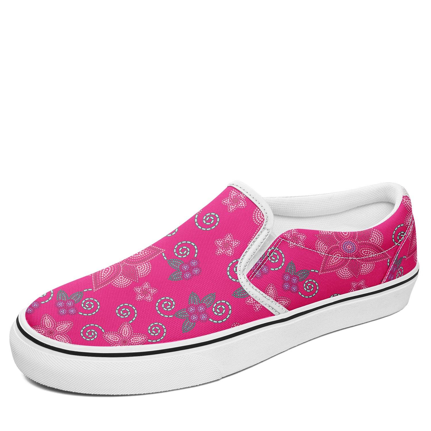 Berry Picking Pink Otoyimm Canvas Slip On Shoes otoyimm Herman