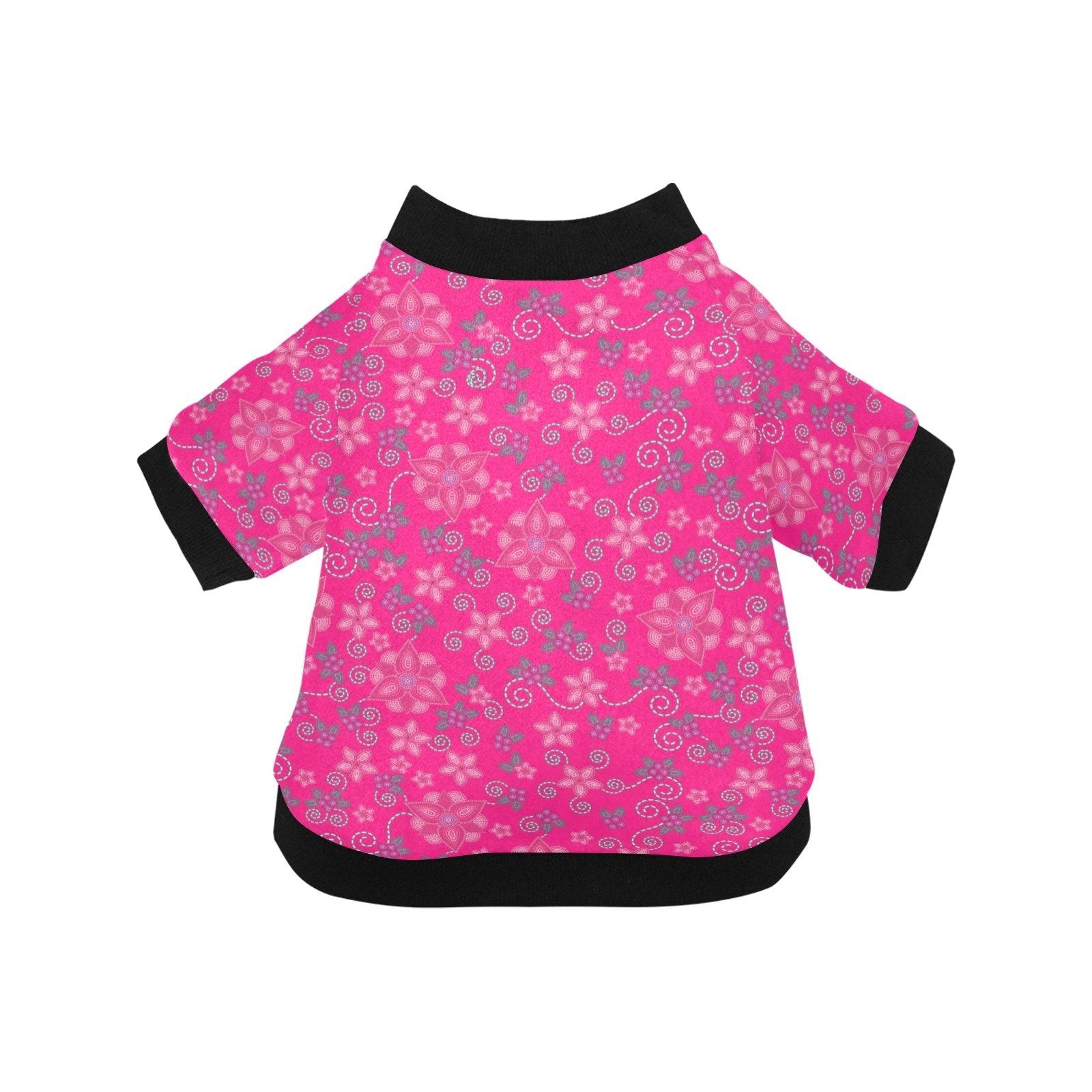 Berry Picking Pink Pet Dog Round Neck Shirt Pet Dog Round Neck Shirt e-joyer