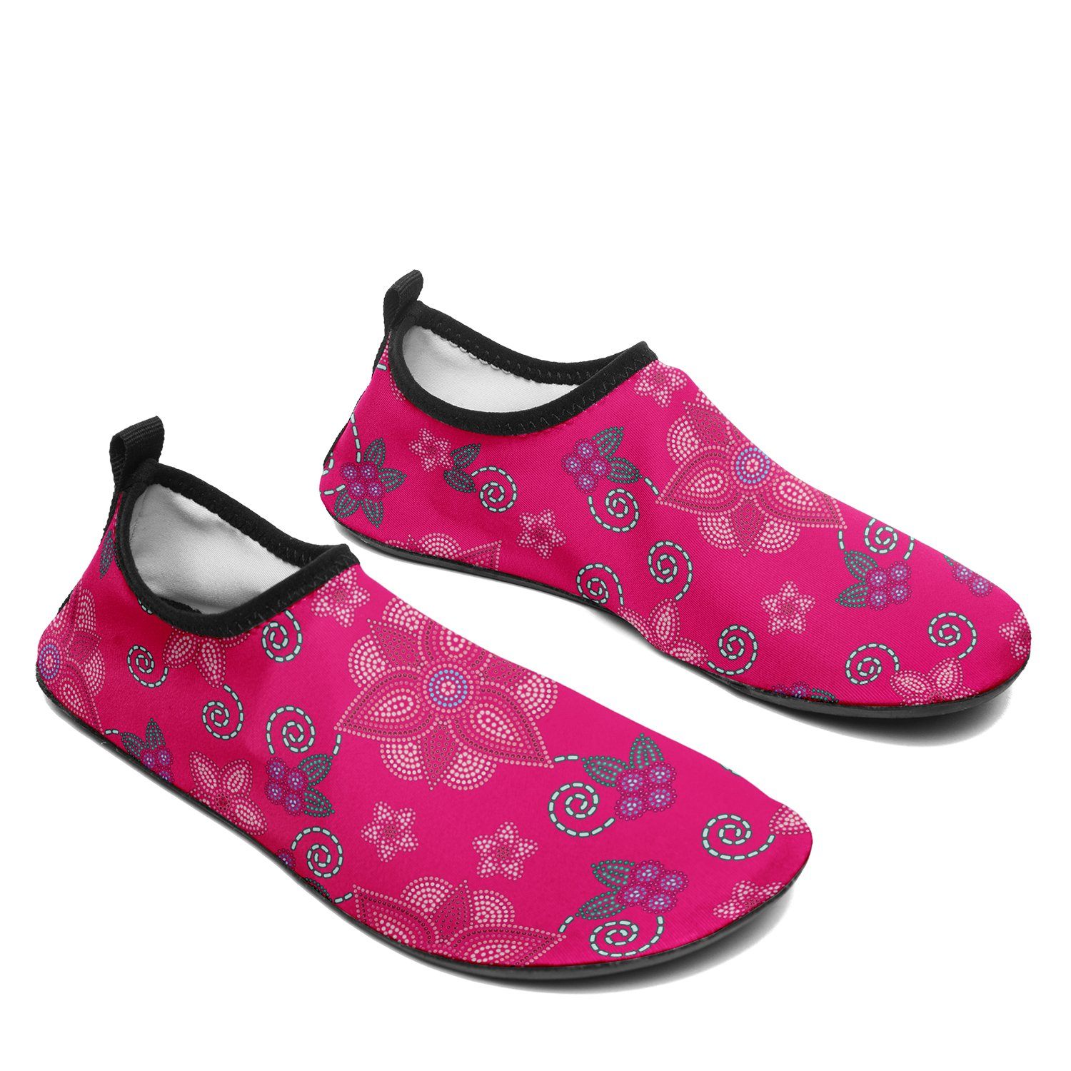 Berry Picking Pink Sockamoccs Kid's Slip On Shoes Herman