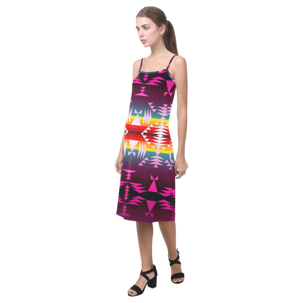 Between the Appalachian Mountains Alcestis Slip Dress (Model D05) Alcestis Slip Dress (D05) e-joyer