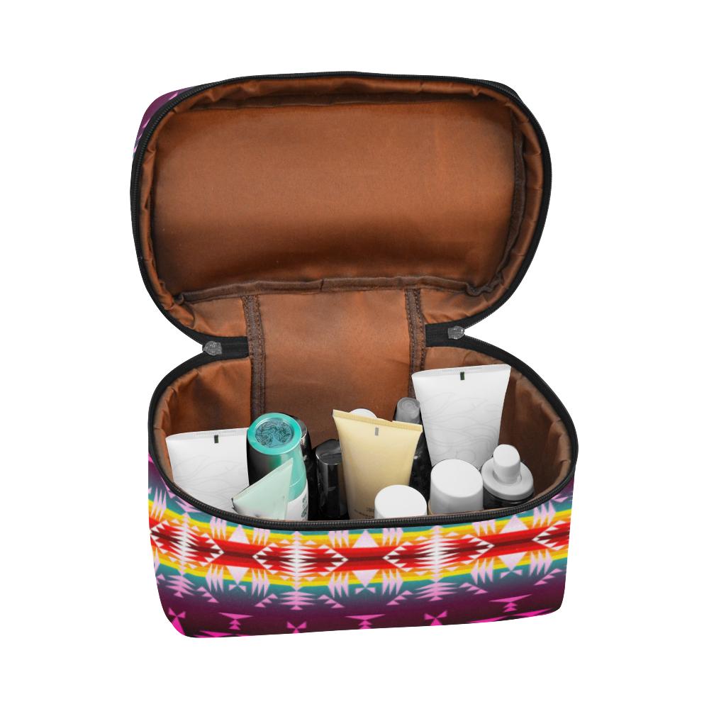 Between the Appalachian Mountains Cosmetic Bag/Large (Model 1658) Cosmetic Bag e-joyer