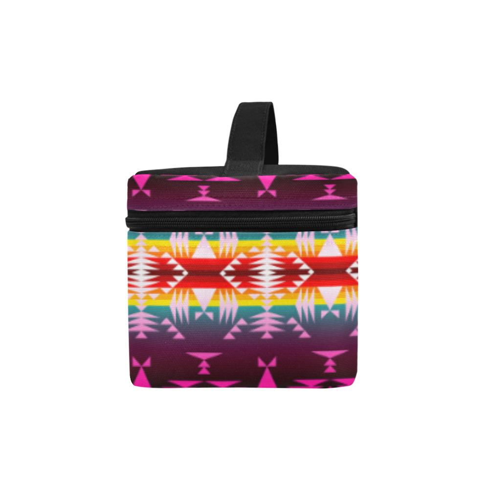 Between the Appalachian Mountains Cosmetic Bag/Large (Model 1658) Cosmetic Bag e-joyer