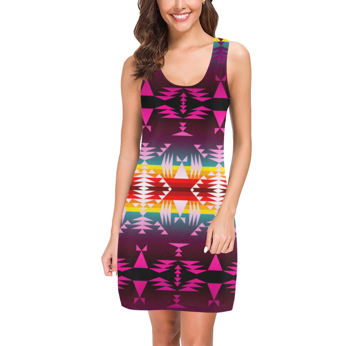 Between the Appalachian Mountains IkstsÃmiwa Vest Dress (Model D06) Medea Vest Dress (D06) e-joyer