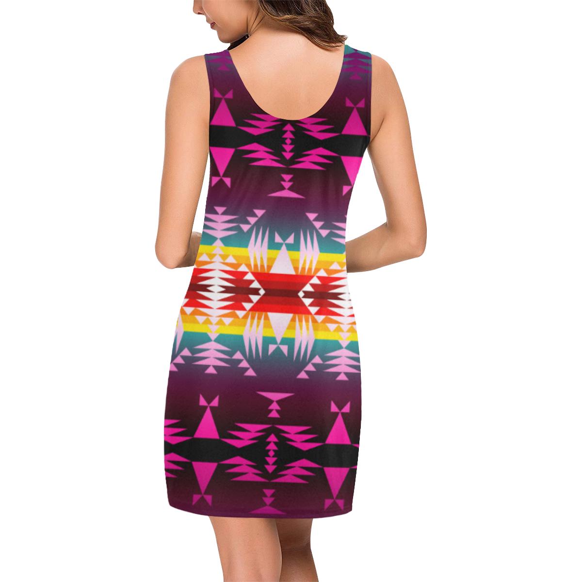 Between the Appalachian Mountains IkstsÃmiwa Vest Dress (Model D06) Medea Vest Dress (D06) e-joyer