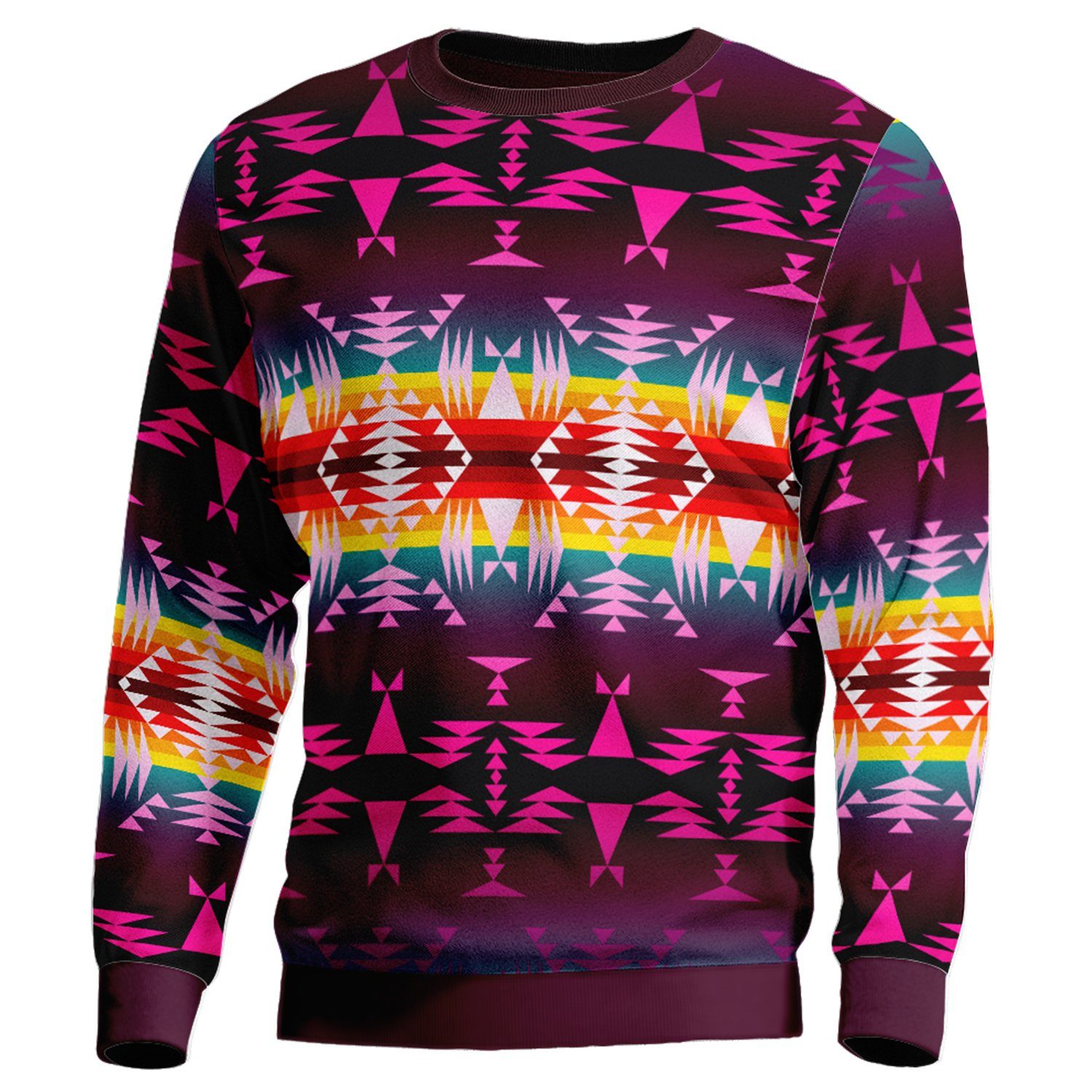 Between the Appalachian Mountains Unisex Crewneck Long Sleeve Top 49 Dzine