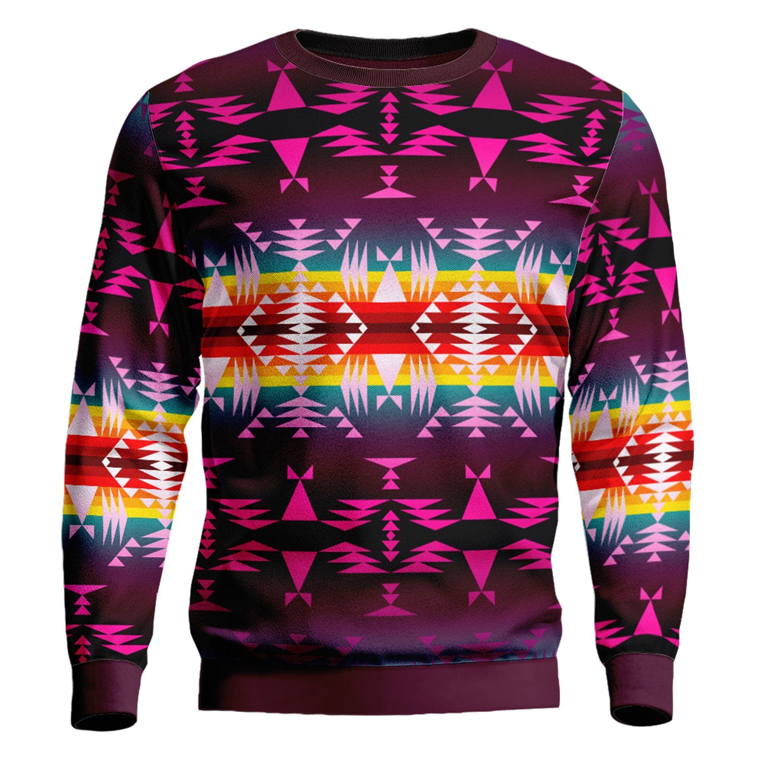 Between the Appalachian Mountains Unisex Crewneck Long Sleeve Top 49 Dzine