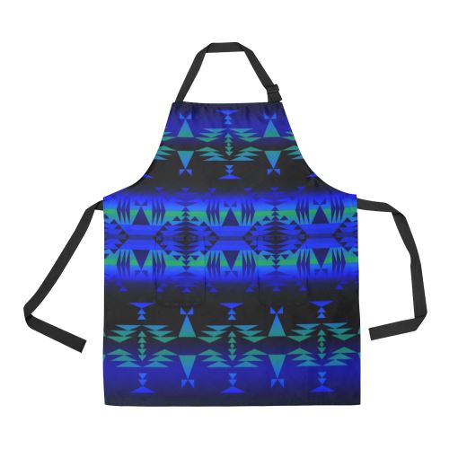 Between the Blue Ridge Mountains All Over Print Apron All Over Print Apron e-joyer