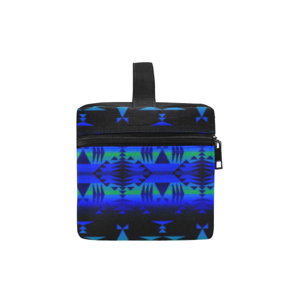 Between the Blue Ridge Mountains Cosmetic Bag/Large (Model 1658) Cosmetic Bag e-joyer