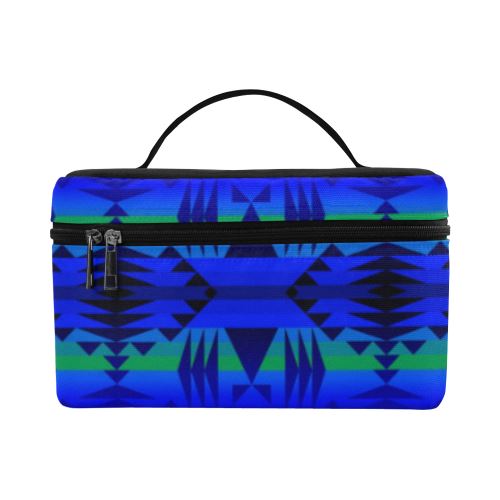 Between the Blue Ridge Mountains Cosmetic Bag/Large (Model 1658) Cosmetic Bag e-joyer