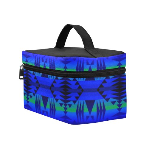 Between the Blue Ridge Mountains Cosmetic Bag/Large (Model 1658) Cosmetic Bag e-joyer